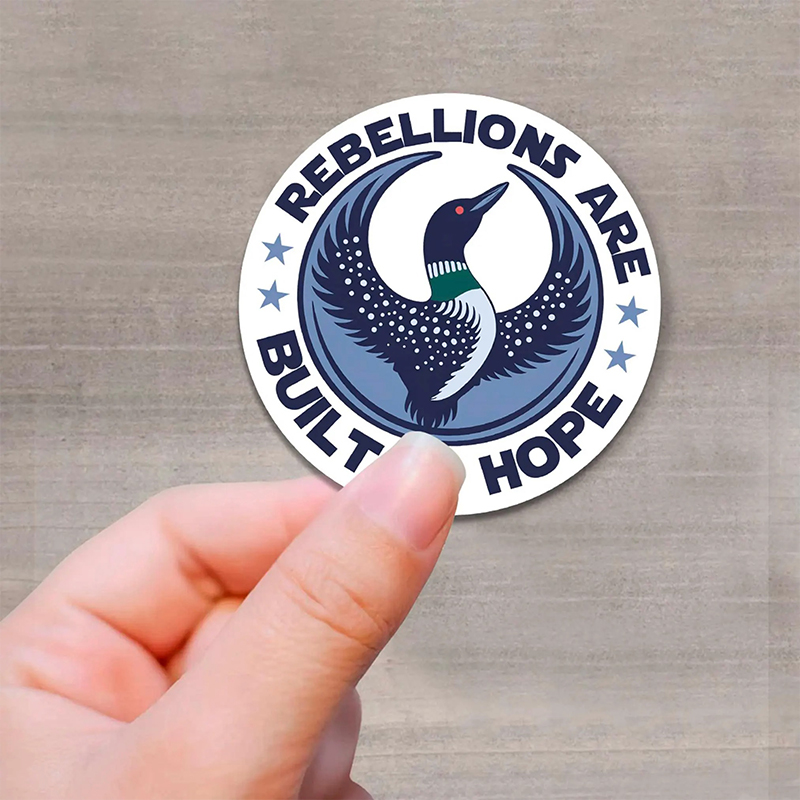 Rebellions Are Built In Hope Teacher Stickers
