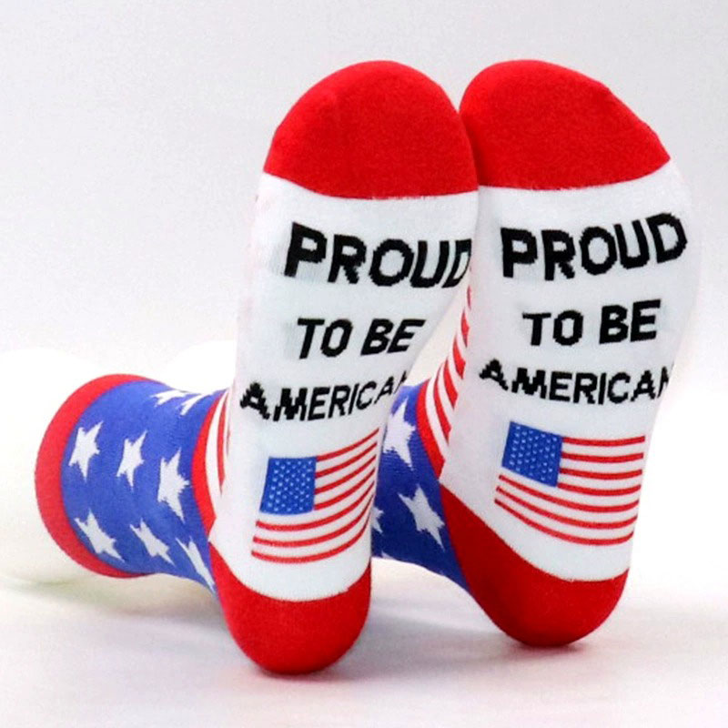 Proud To Be American Teacher Socks