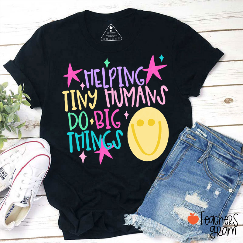 Colorful Smile Star Teacher T-Shirt