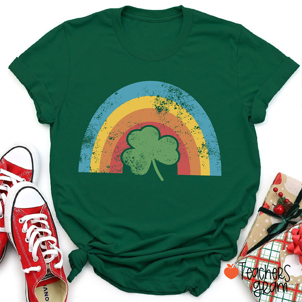 Lucky St Patricks Day Teacher T-Shirt