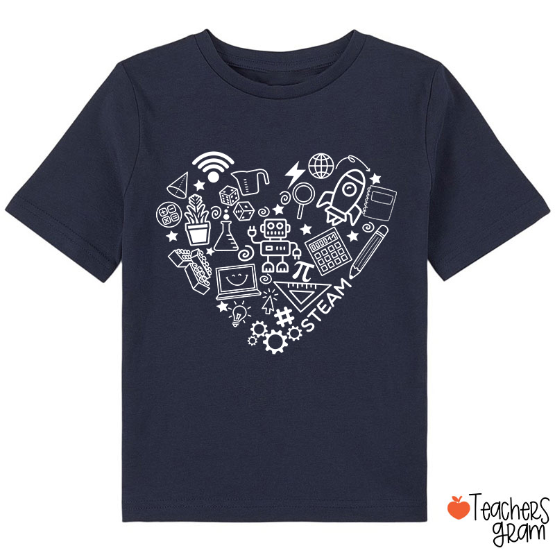 Stem Heart Shape Class T-Shirt