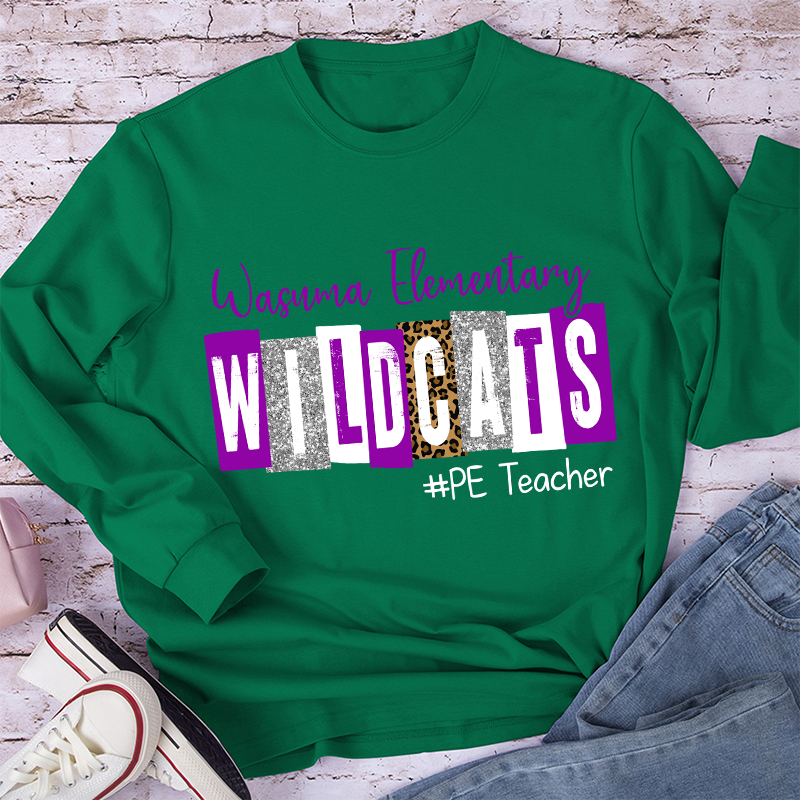 Personalized School Spirit Cheer For You Teacher Long Sleeve T-Shirt
