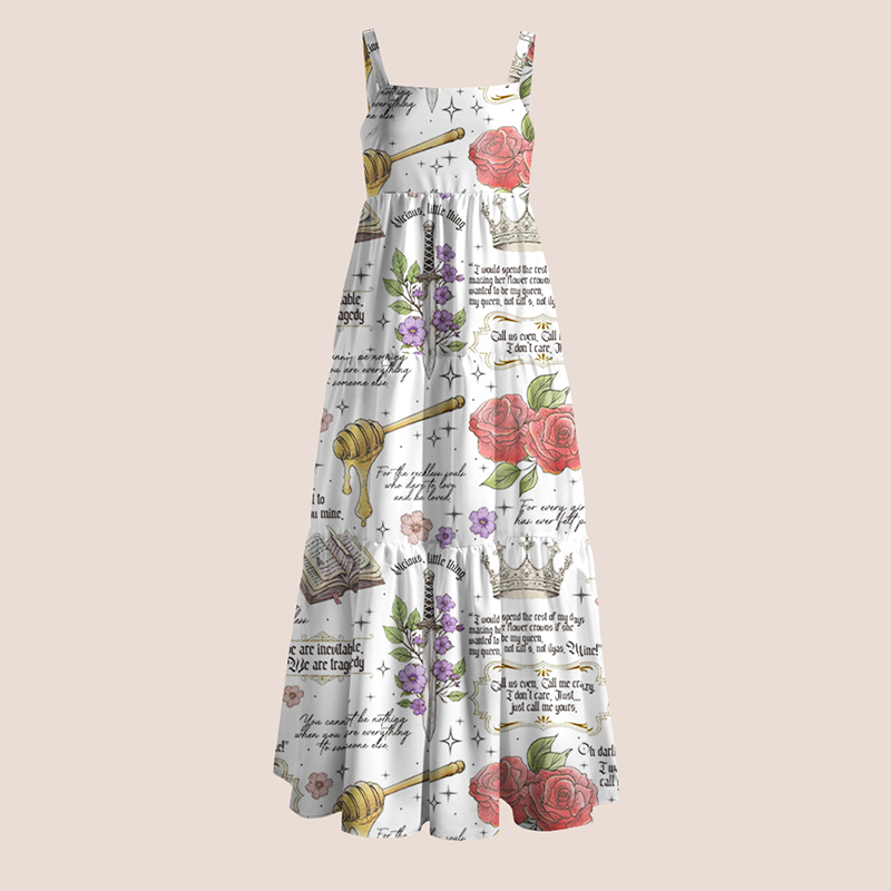 Romance Novel Book Series Teacher Slip Dress