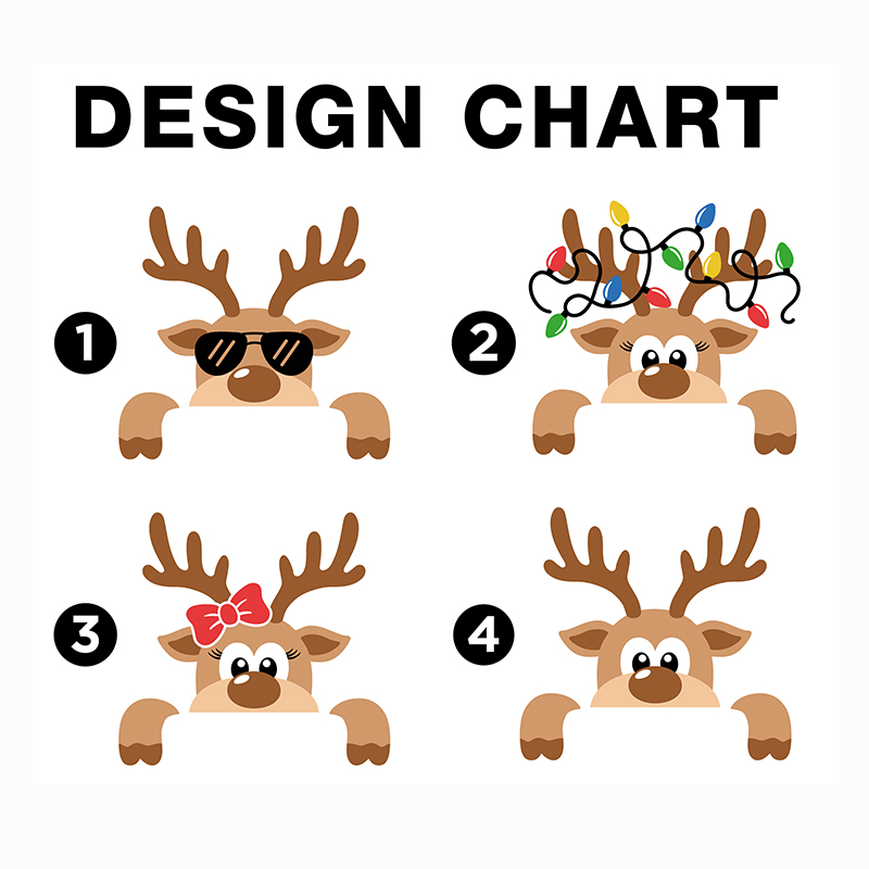 Personalized Name Reindeer Christmas Teacher T-Shirt