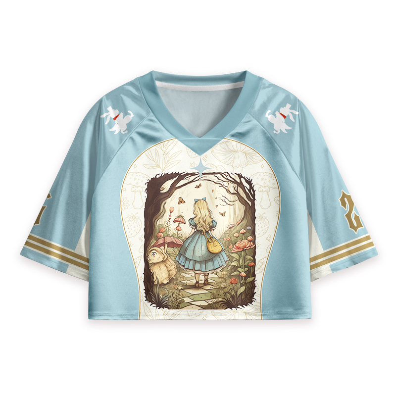 It's No Use Going Back To Yesterday Teacher Crop Jersey