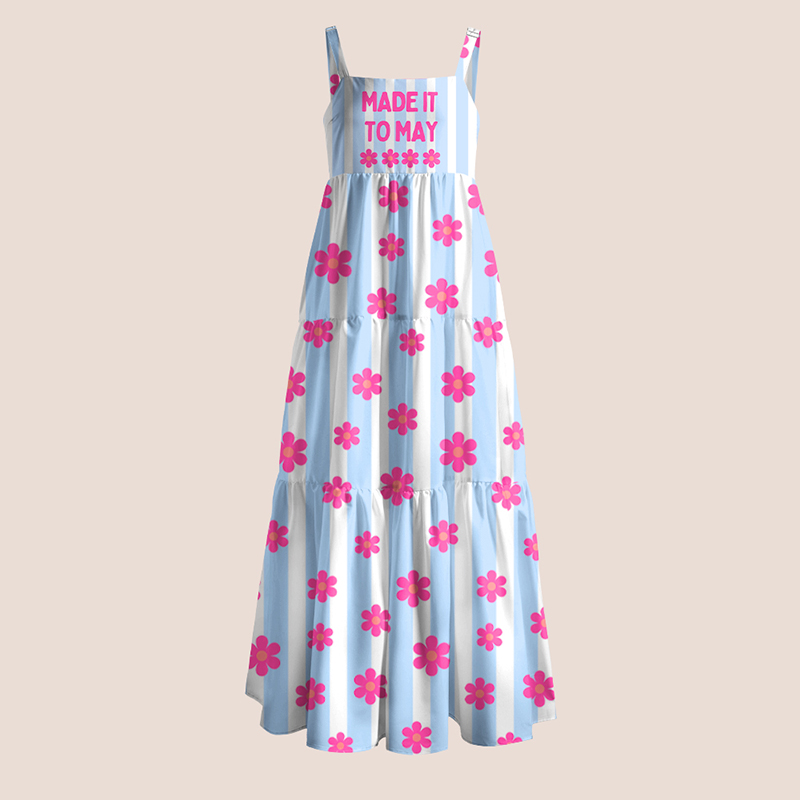 Made It To May Teacher Slip Dress