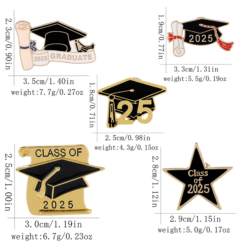 Graduation Season Bachelor Hat Teacher Pin