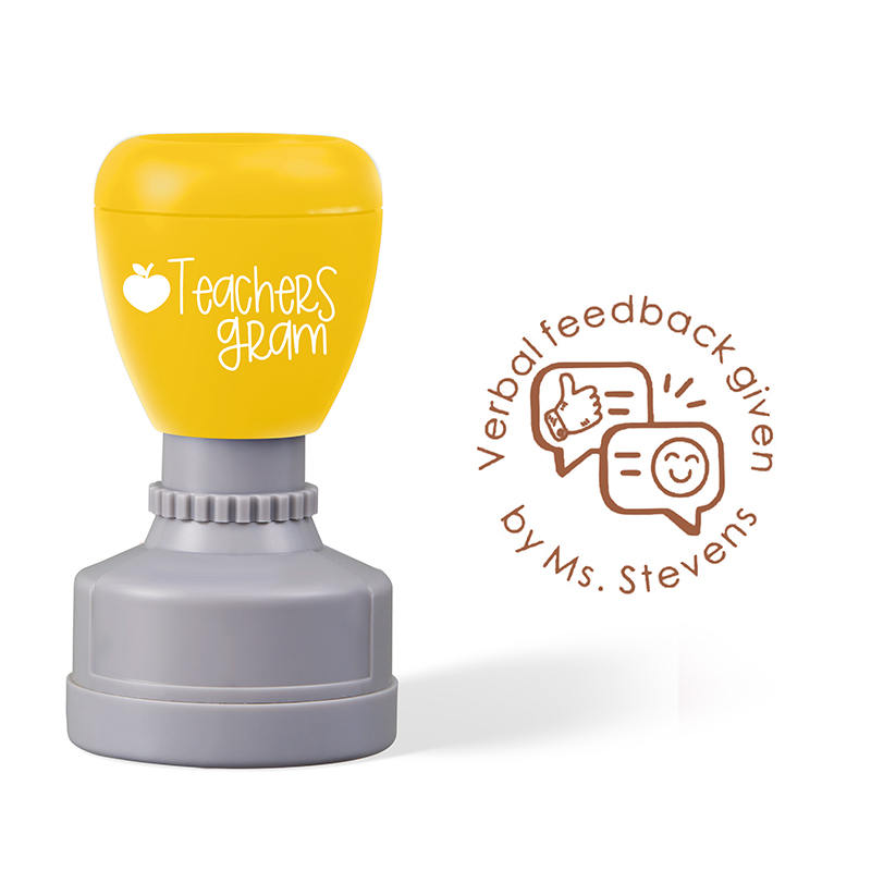 Personalized Give Verbal Feedback Teacher Stamp