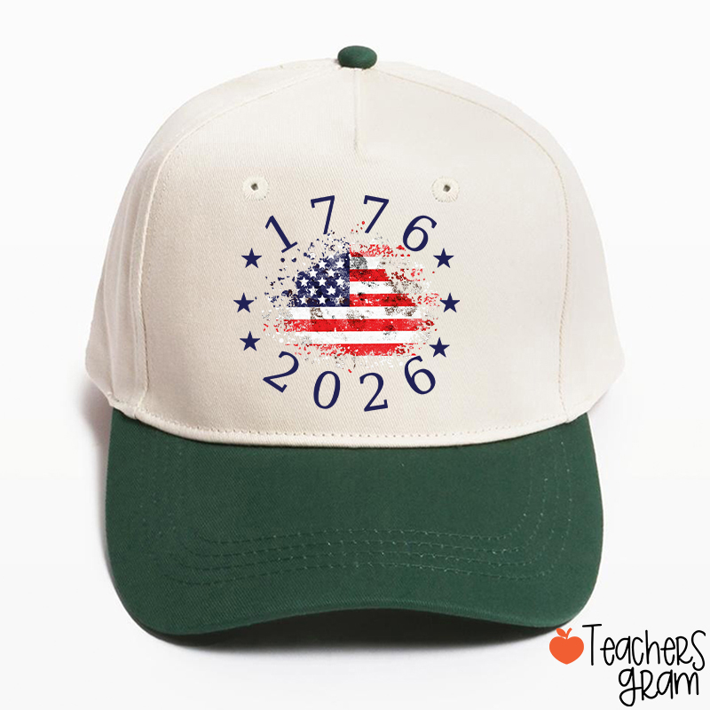 USA 250th Anniversary 1776-2026 Teacher Baseball Cap
