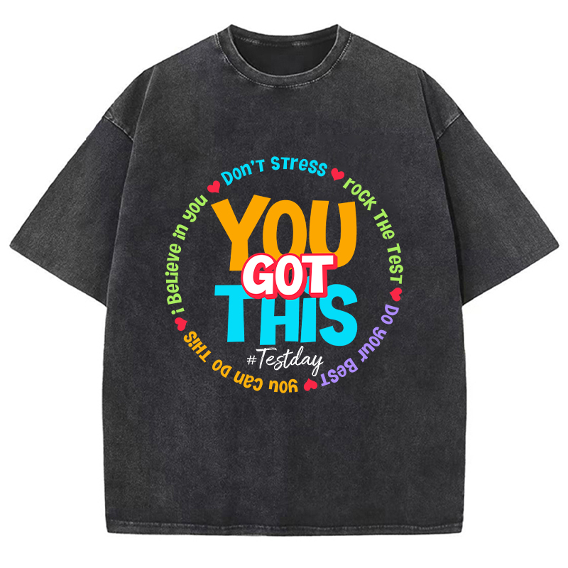 Don't Stress You Got This Teacher Washed T-Shirt