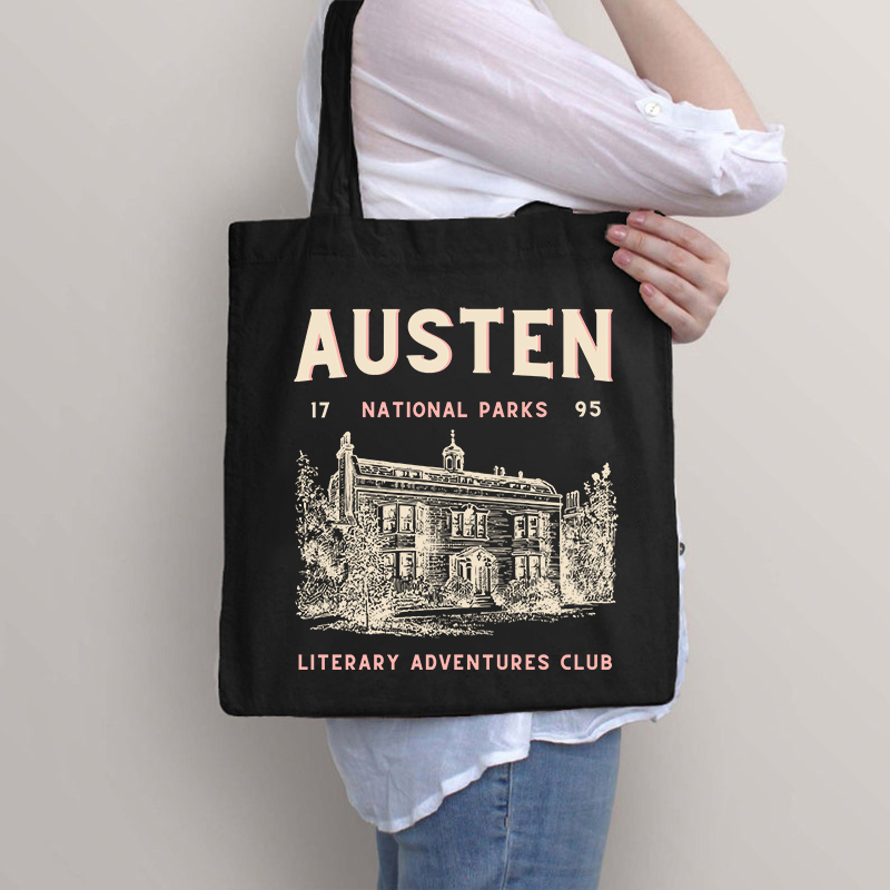 Austen National Parks Literary Adventures Club Teacher Tote Bag