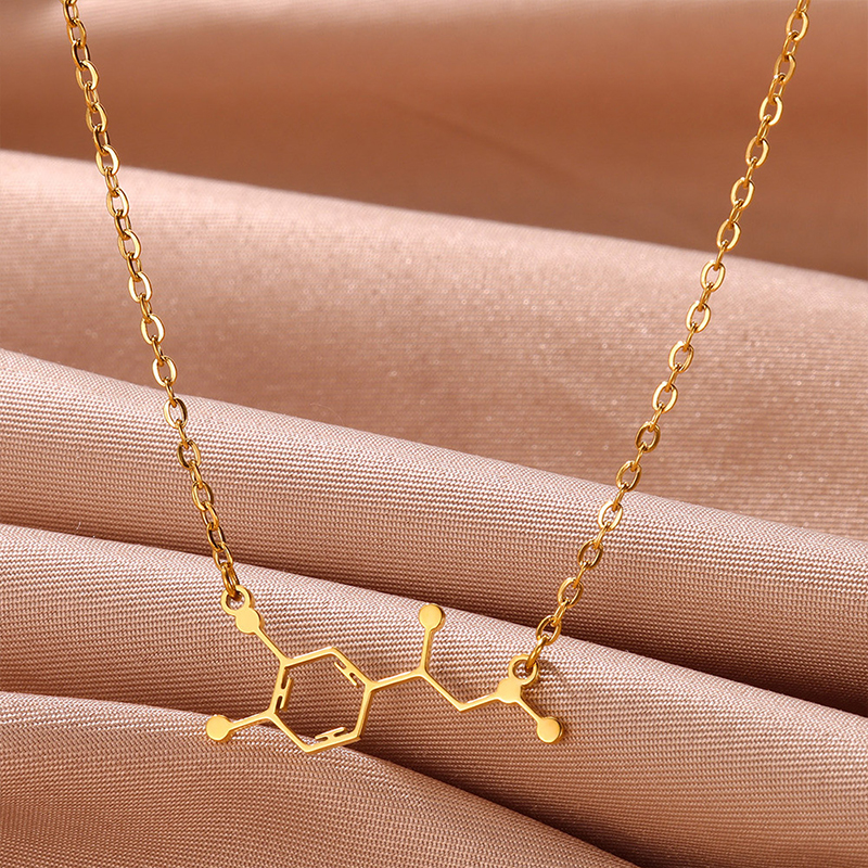 Dopamine Molecular Structure Teacher Necklace