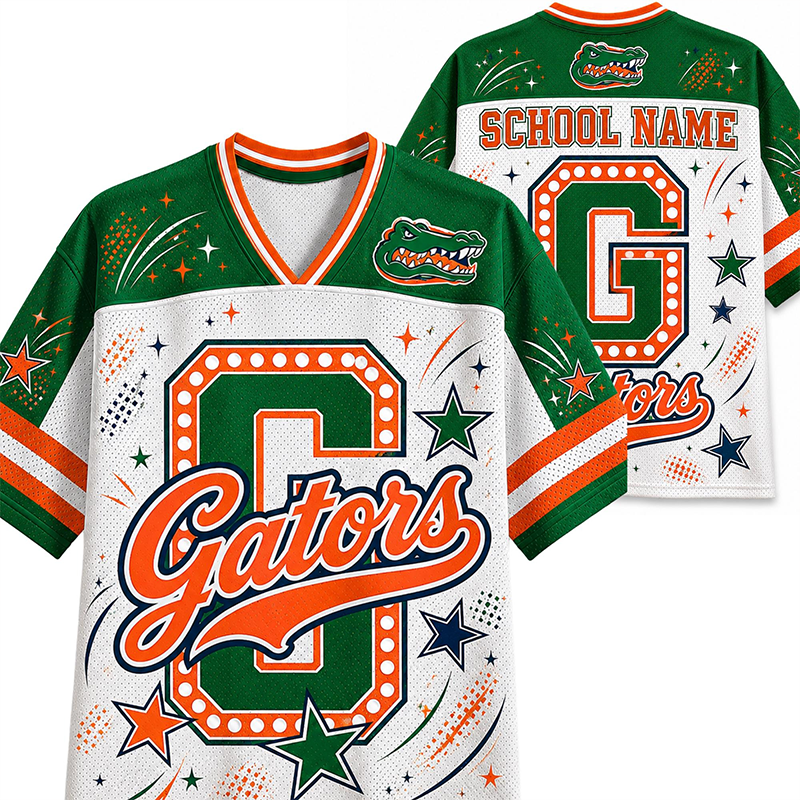 Personalized Mascot Sport Letter Print Teacher Mesh Jersey