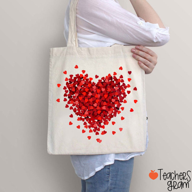 Let Love Fill Your Heart Teacher Tote Bag