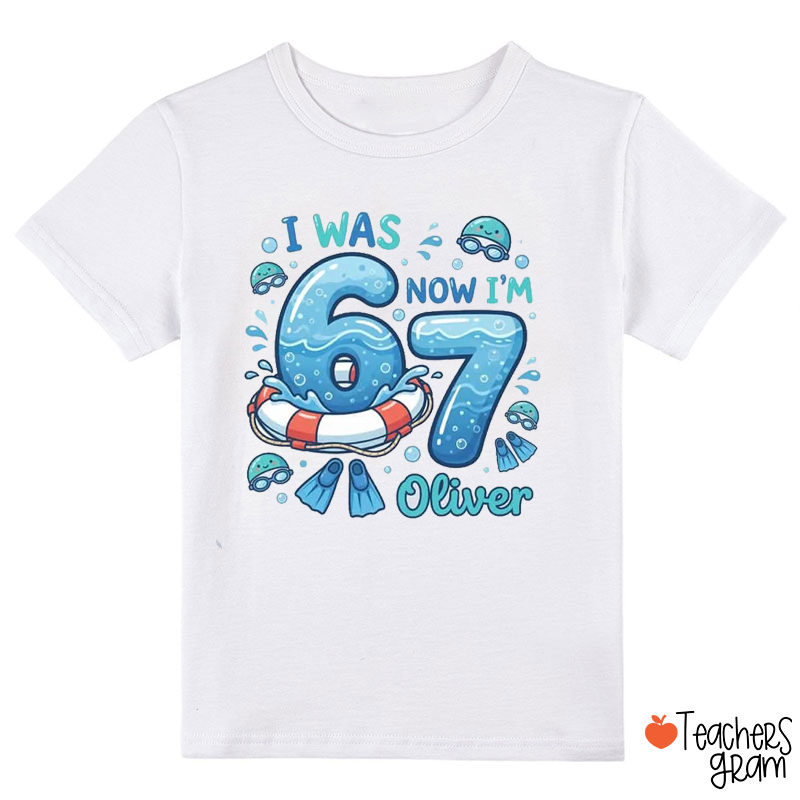 Personalized Sports Birthday Six Seven Class T-Shirt