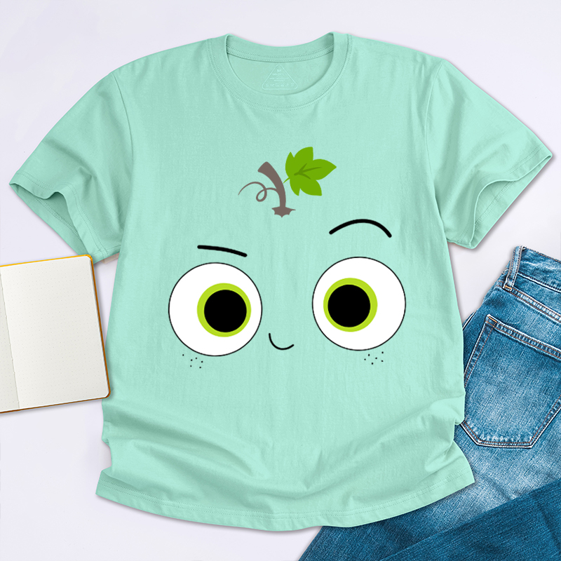 Personalized Cute Cartoon Character Teacher T-Shirt