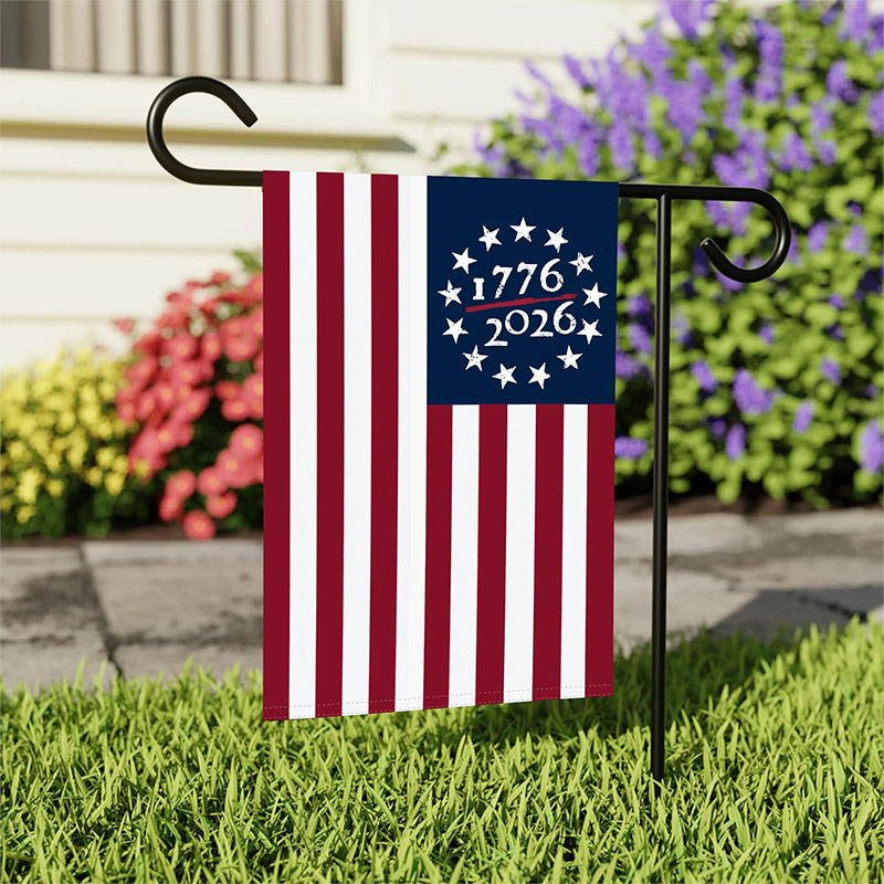 From 1776 To 2026 American Flag Teacher Garden Flag
