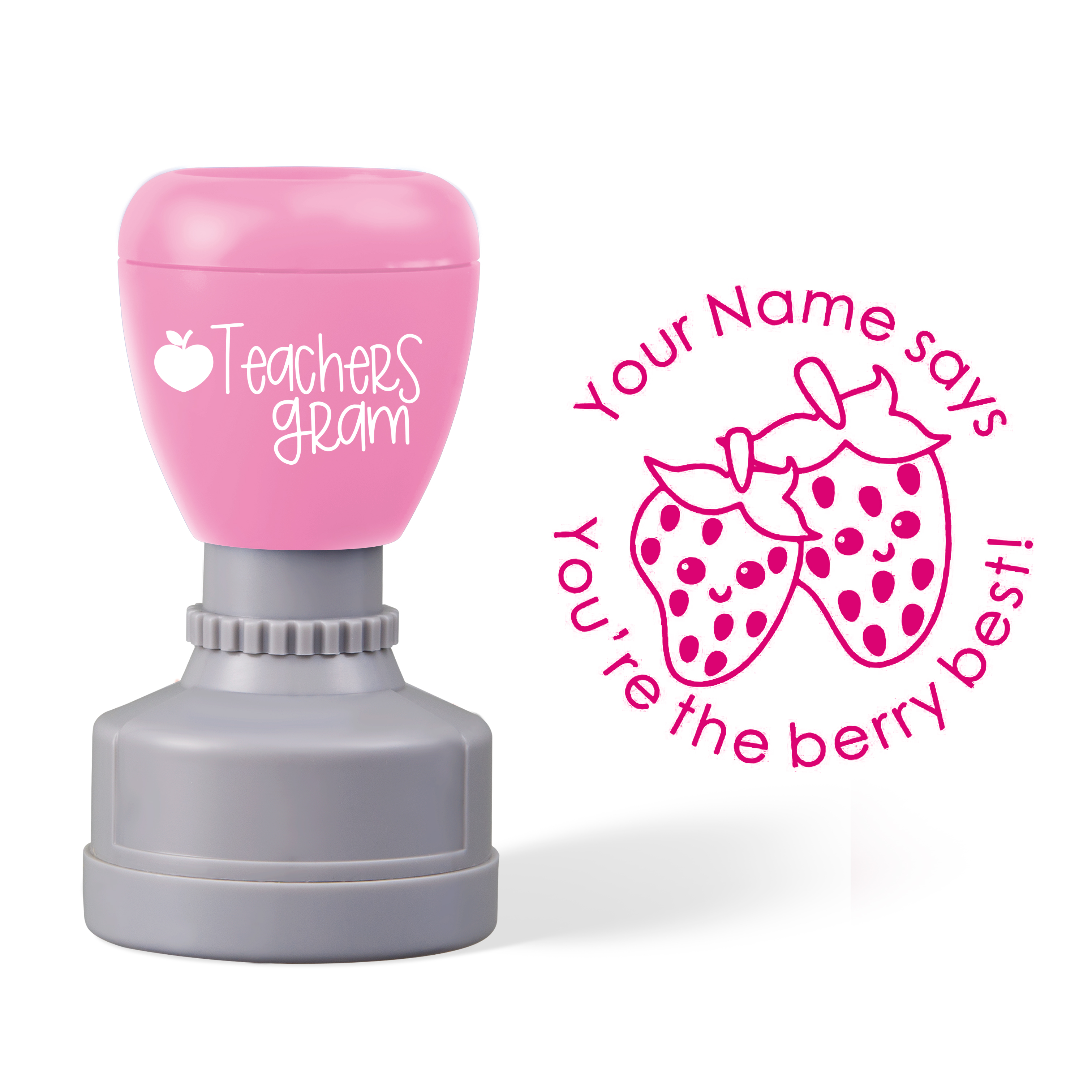 Personalized Name You're The Berry Best Teacher Stamp