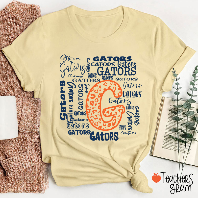 Personalized School Mascot Game Day Teacher T-Shirt