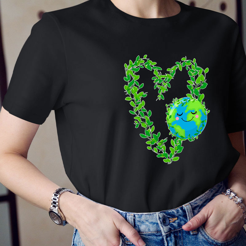 Earth Heart Teacher T-Shirt