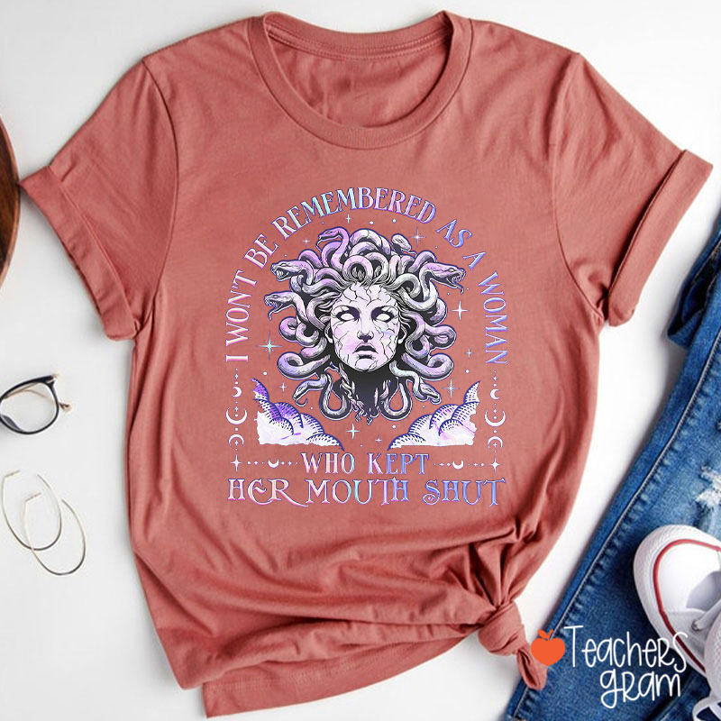 Medusa Feminist Teacher T-Shirt
