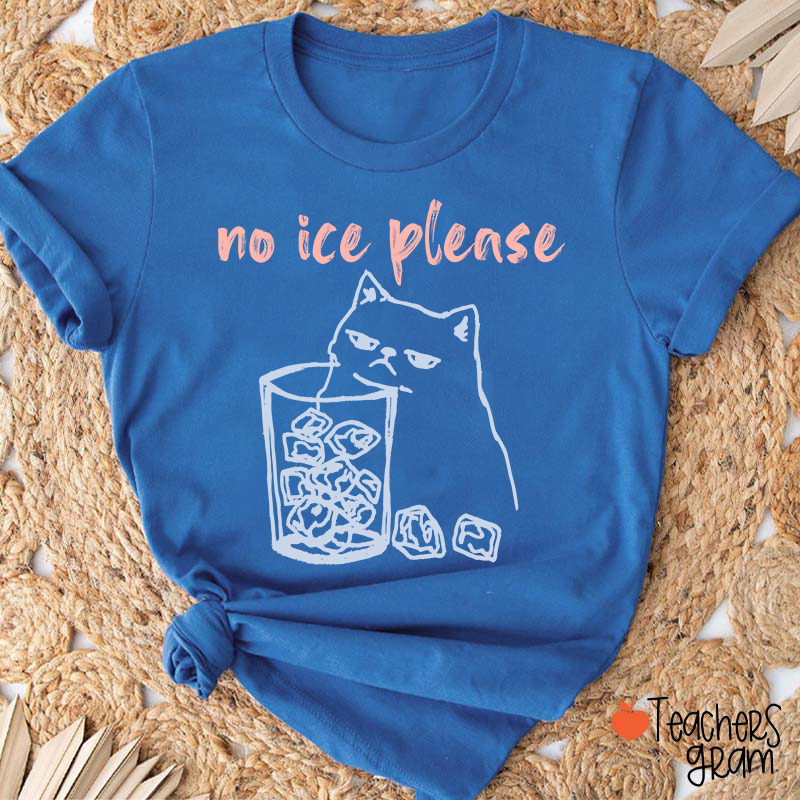 No Ice Please Teacher T-Shirt