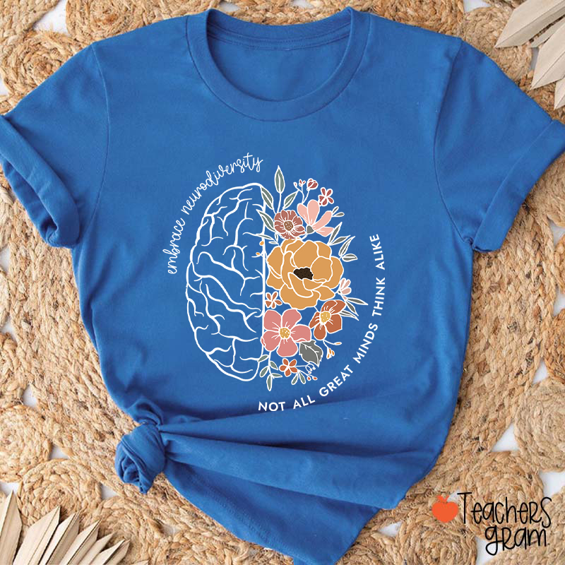Embrace Neurodiversity Teacher T-Shirt