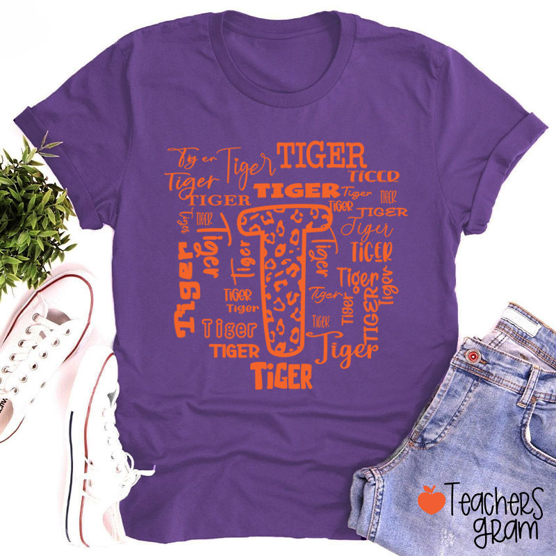 Personalized School Mascot Game Day Teacher T-Shirt