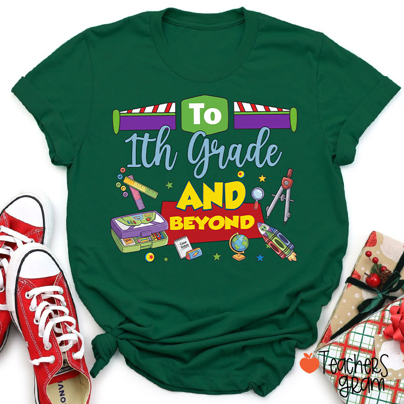 Personalized Grade Teacher Story Beyond Teacher T-Shirt