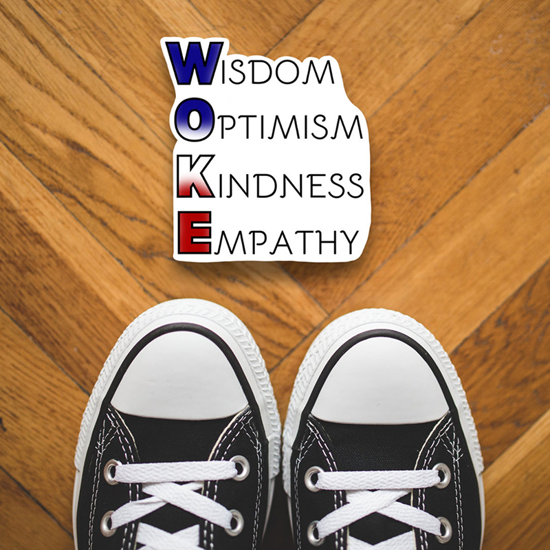 Wisdom Optimism Kindness Empathy Teacher Stickers