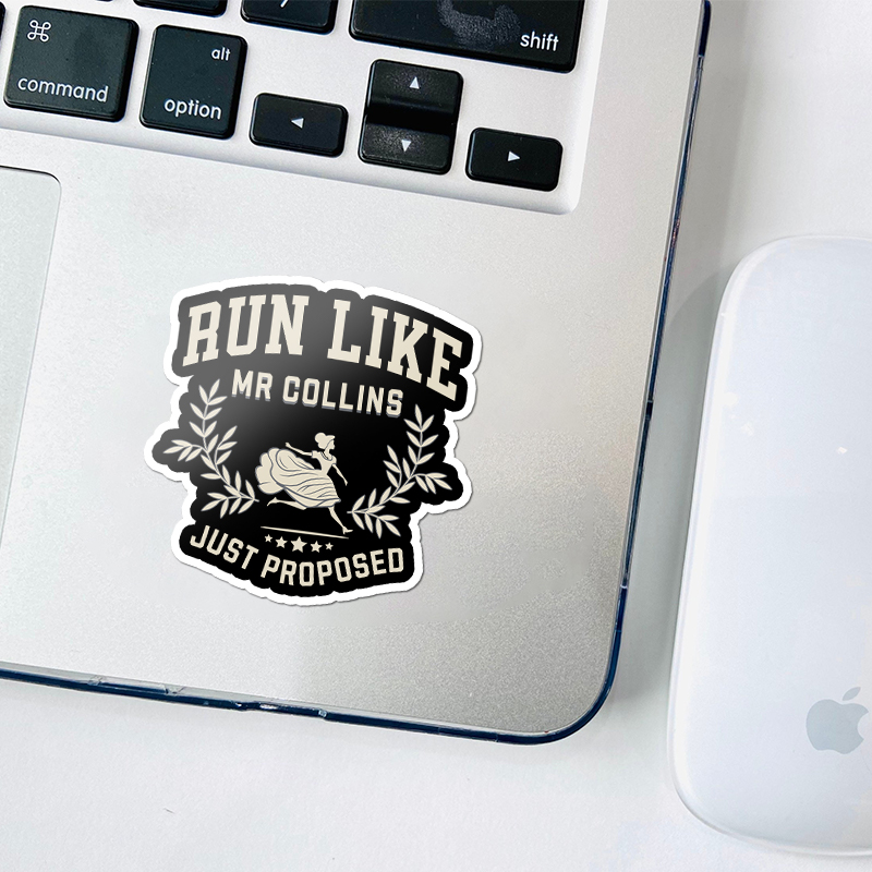 Run Like Mr Collins Just Proposed Teacher Stickers