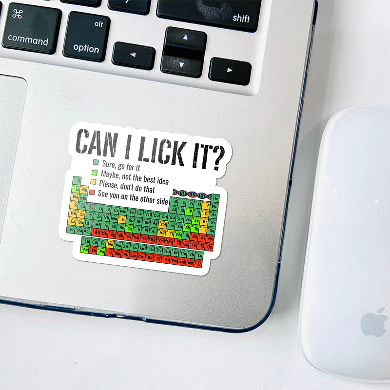 Can I Lick It Teacher Stickers