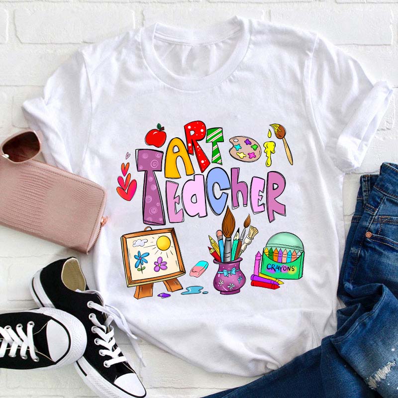 Drawing Lover Teacher T-Shirt