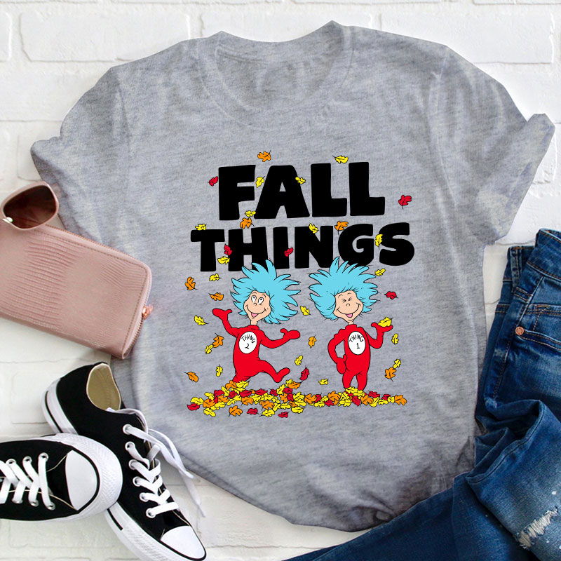 Fall Things Teacher T-Shirt