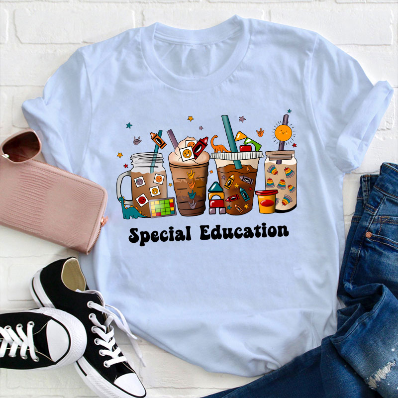 Special Education Beverage Teacher T-Shirt