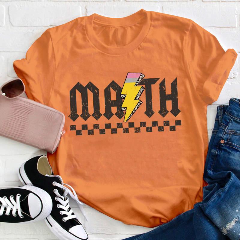 Math Rock Teacher T-Shirt