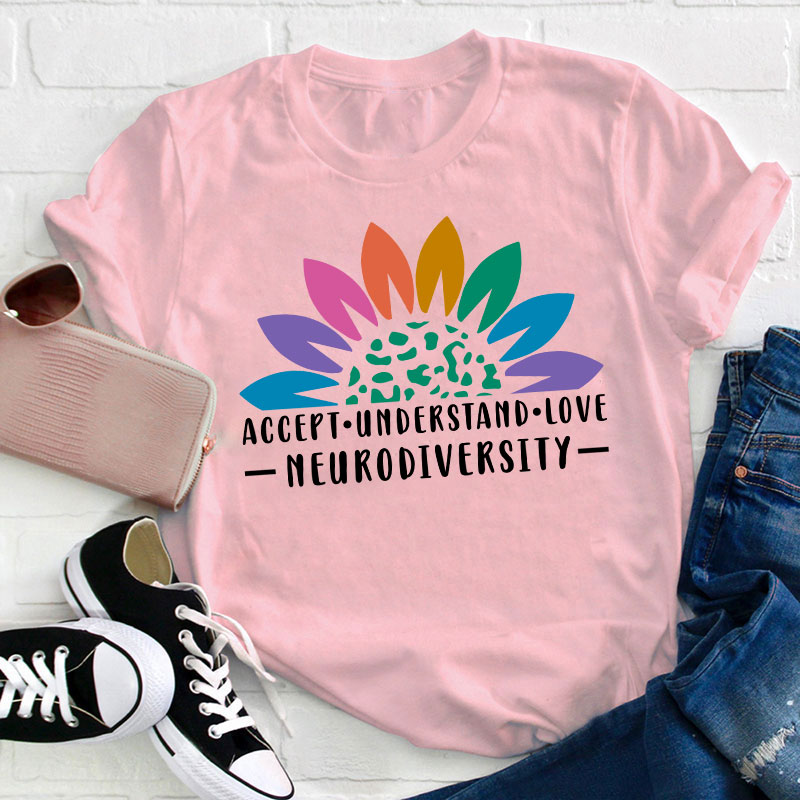 Accept Understand Love Teacher T-Shirt