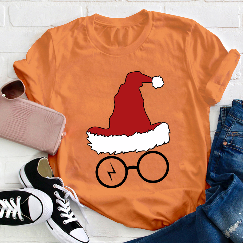 Feel The Magic Of Christmas Teacher T-Shirt