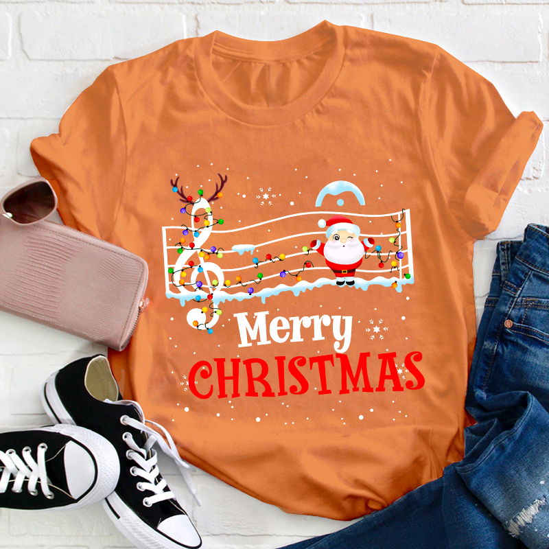 La La La Merry Christmas Teacher T-Shirt