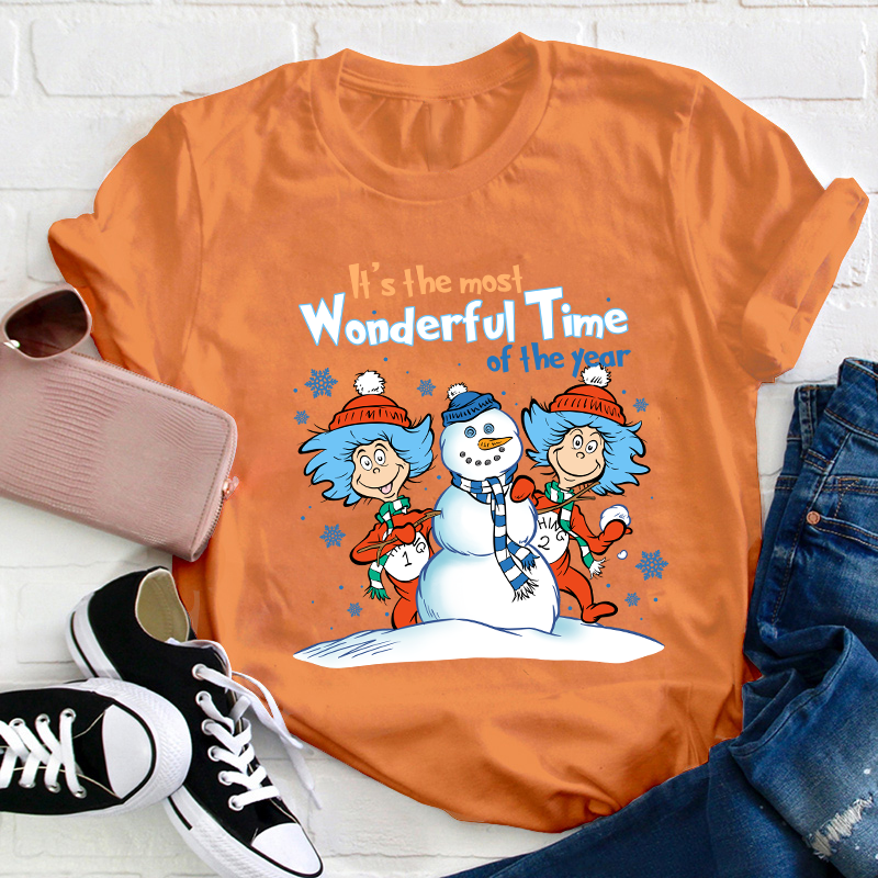 It's The Most Wonderful Time Of The Year Teacher T-Shirt