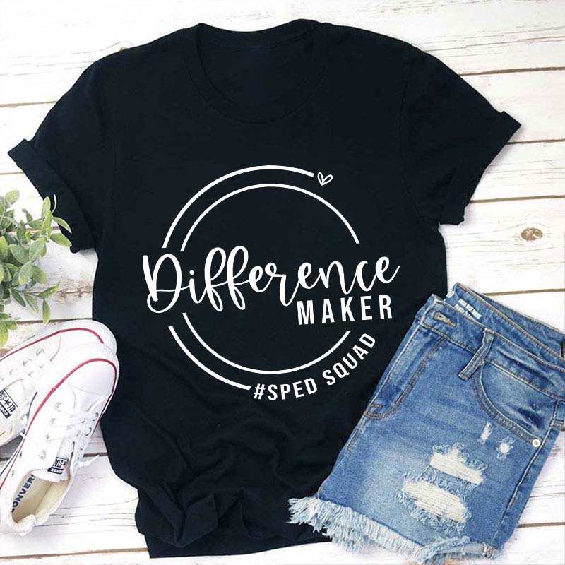 Difference Maker Teacher T-Shirt
