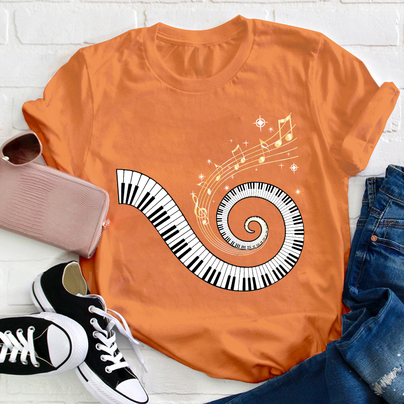 Follow The Rhythm Of The Music Teacher T-Shirt