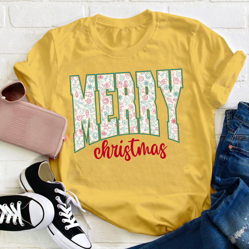 Merry Christmas Teacher T-Shirt