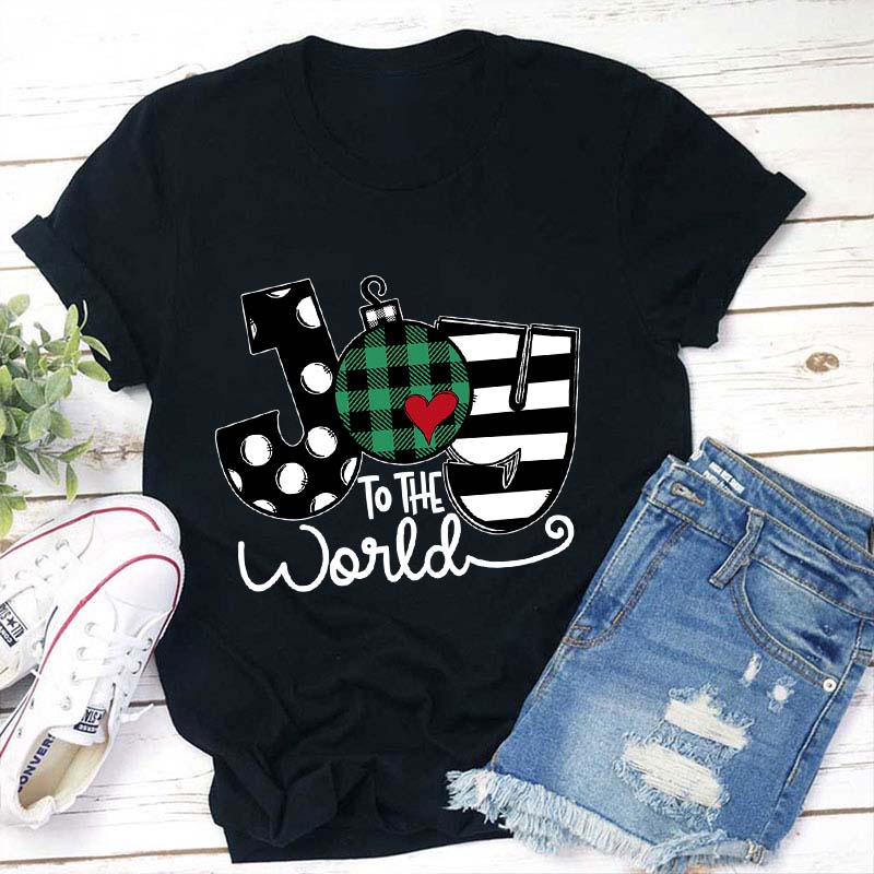 Super Cute Joy To The World Teacher T-Shirt