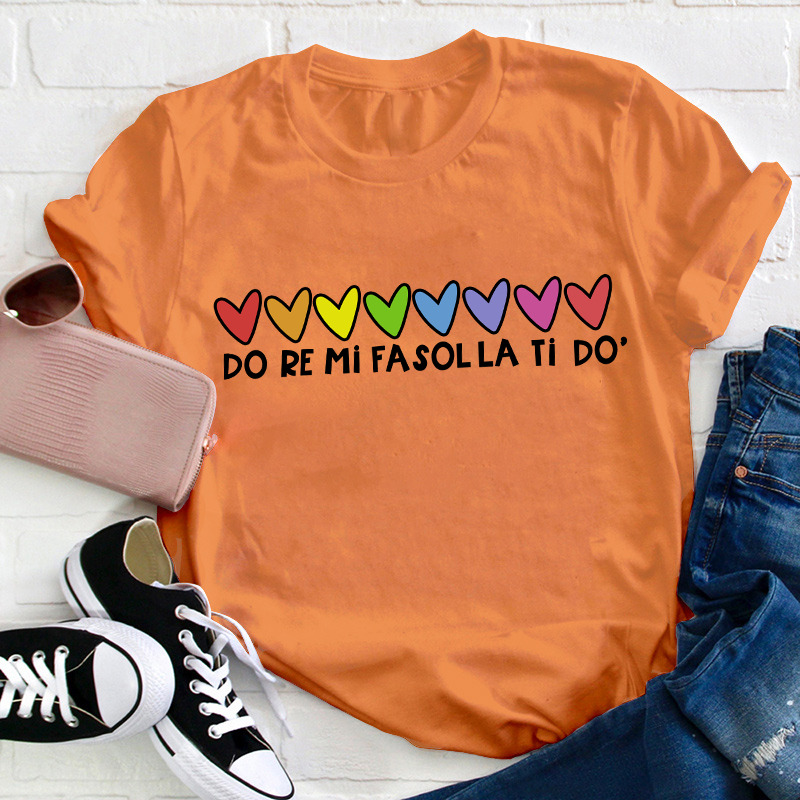 Do Re Mi Fa Teacher T-Shirt