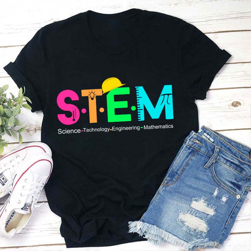 Science Technology Engineering Mathematics Teacher T-Shirt Sale-Teachersgram