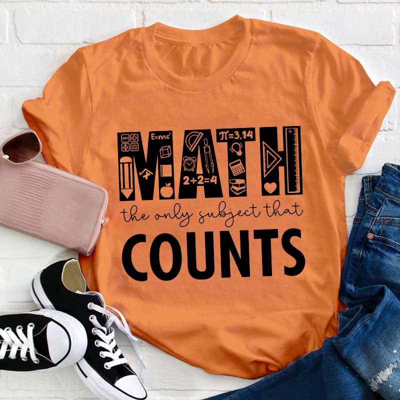 Math Counts Teacher T-Shirt