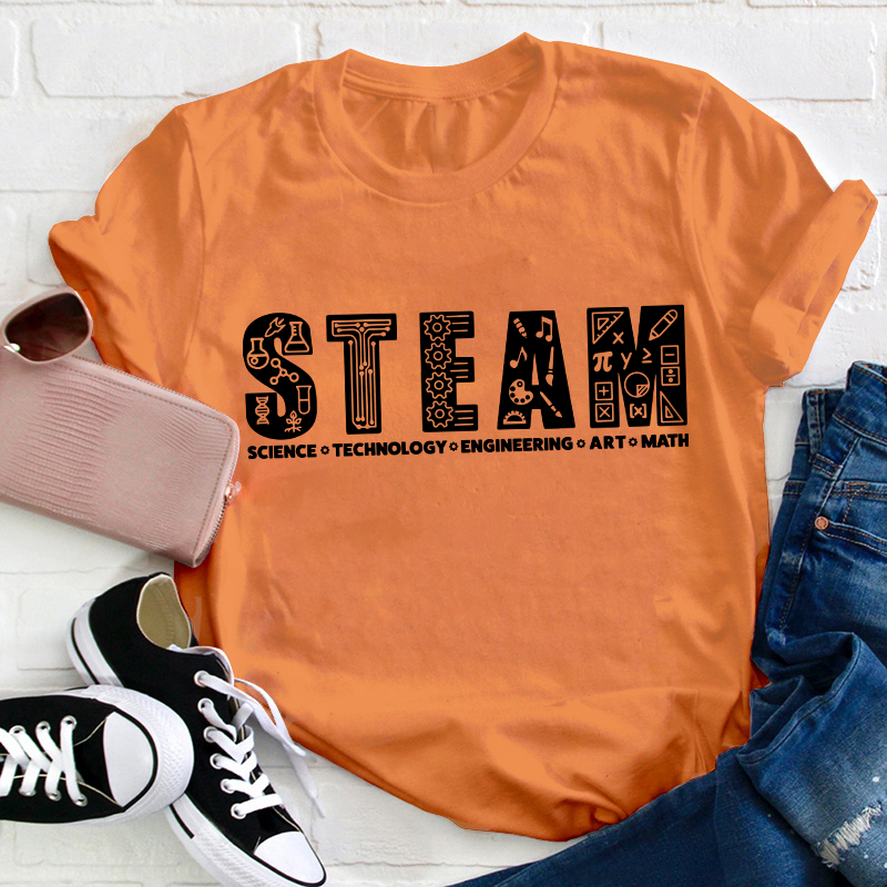 Science Technology Engineering Art Math Teacher T-Shirt