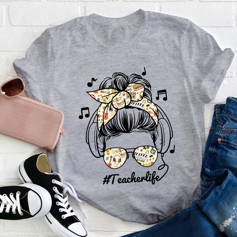 Listen Music Teacherlife Teacher T-Shirt