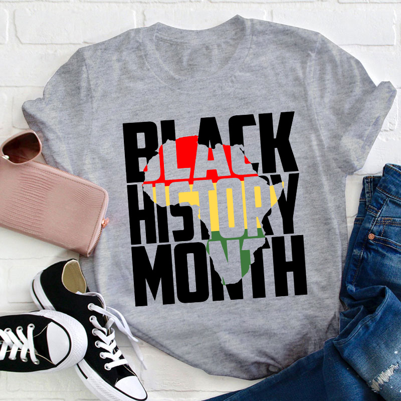 Black History Month Teacher T-Shirt